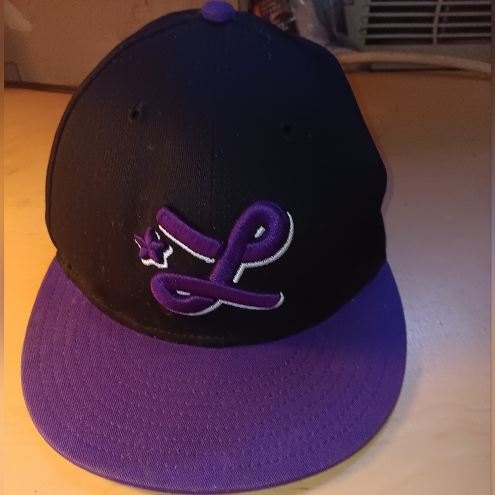LRG Purple and Black New Era Fitted Cap